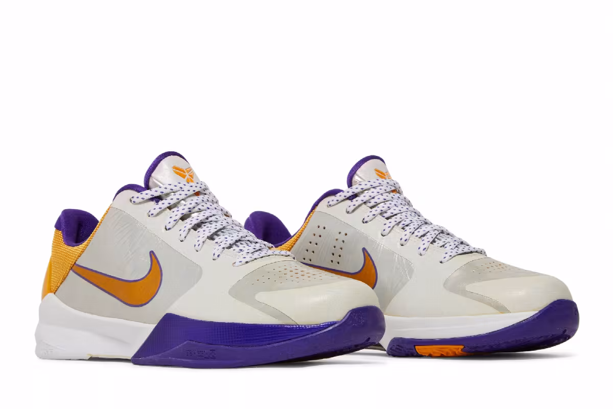 Nike Zoom Kobe 5 GS Lakers Home, view 9