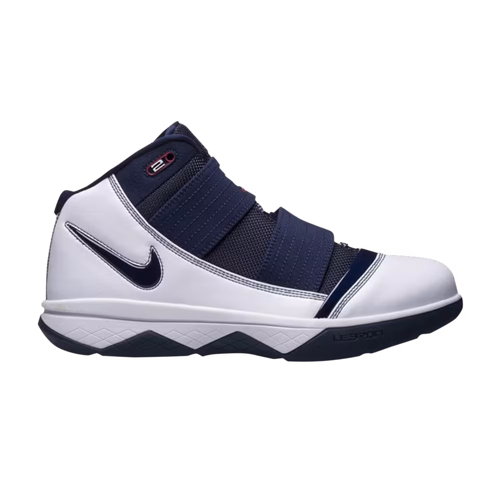 Nike LeBron Zoom Soldier 3 White Midnight Navy