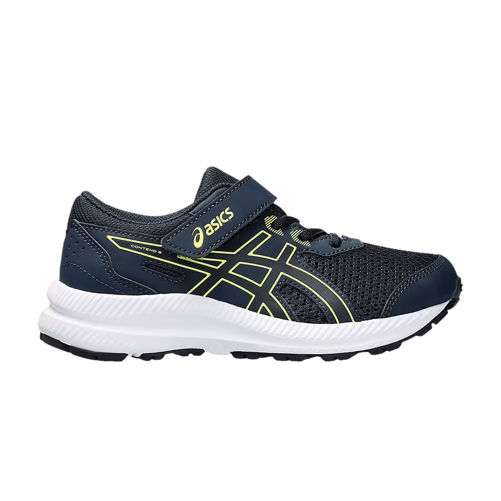 Asics Contend 8 PS French Blue Glow Yellow