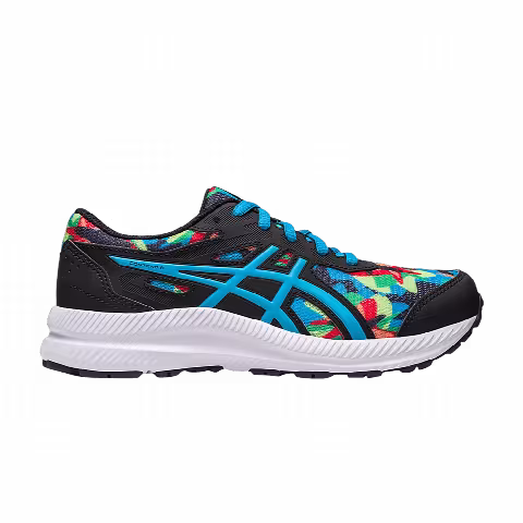 Asics Contend 8 GS 'Black Island Blue Camo'
