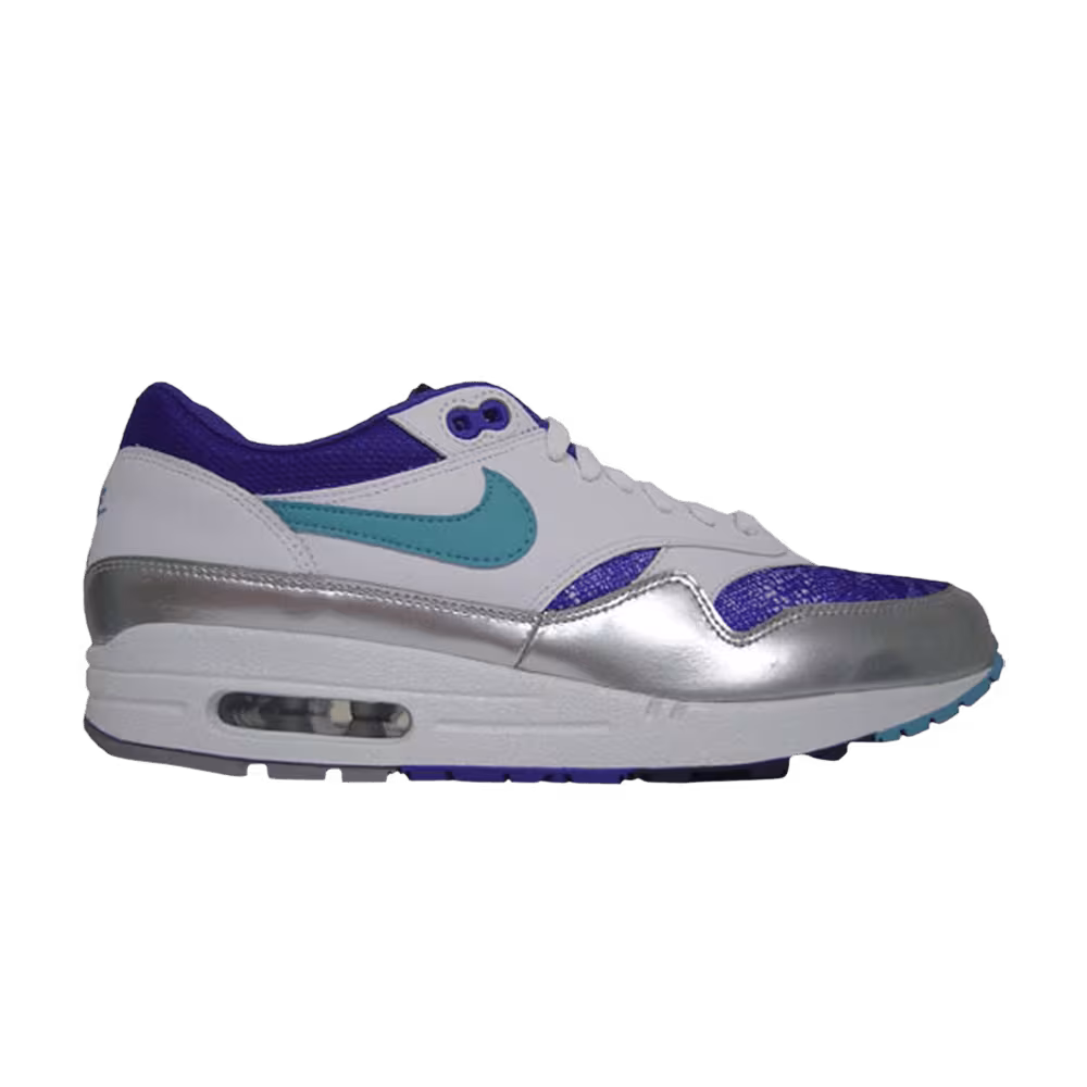 Nike Women's Air Max 1 Silver Varsity Purple