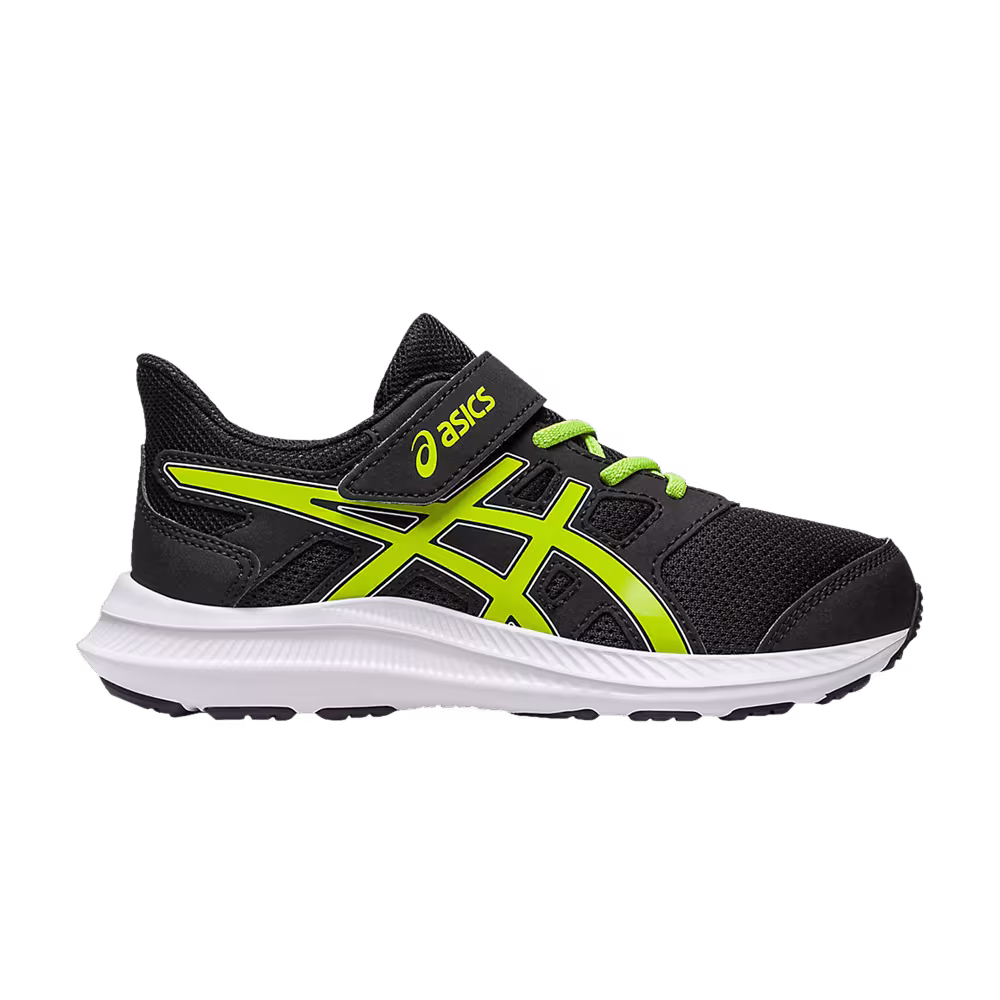 Asics Jolt 4 PS Black Lime Zest