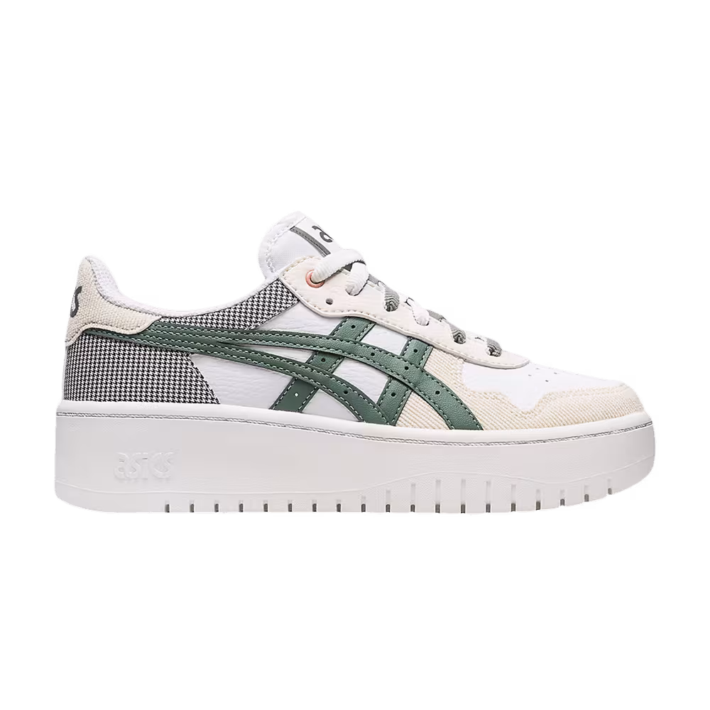 Asics Women's Japan S PF White Houndstooth Ivy