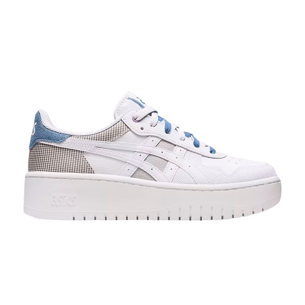 Asics Women's Japan S PF White Houndstooth Denim