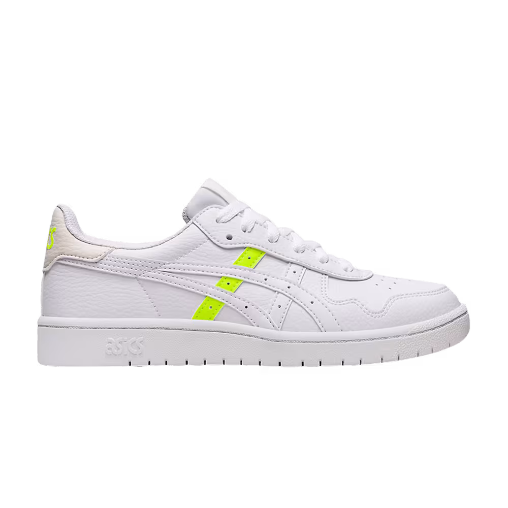 Asics Women's Japan S White Safety Yellow