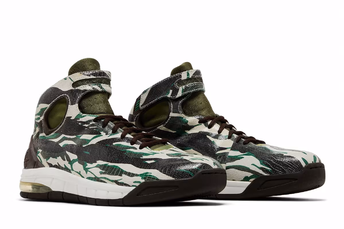 Nike Air Max Huarache 2K4 Olive Camo, view 9