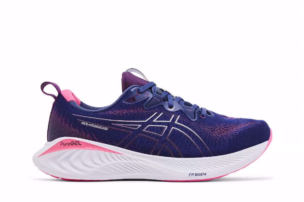 Asics Women's Gel Cumulus 25 Wide Deep Ocean Lilac Hint, view 2