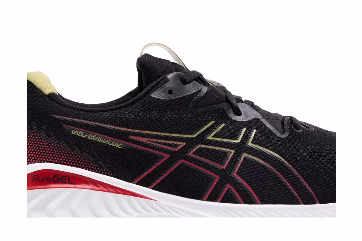 Asics Gel Cumulus 25 Black Electric Red, view 3