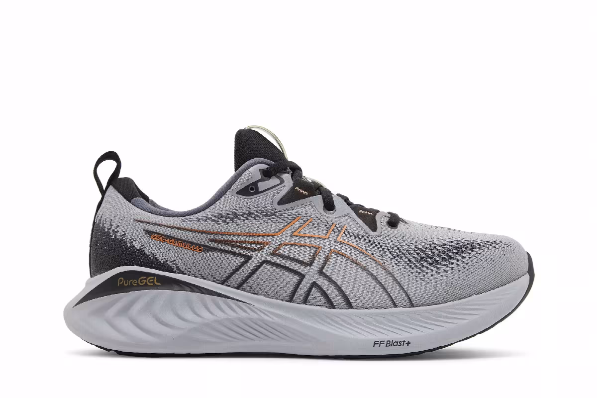 Asics Gel Cumulus 25 Wide Sheet Rock Sun Peach, view 2