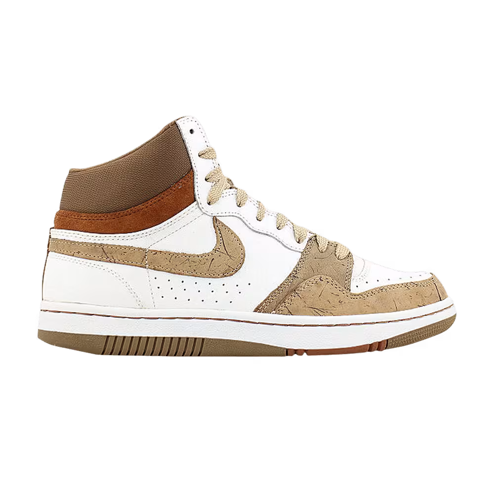 Nike Court Force High White Desert Clay