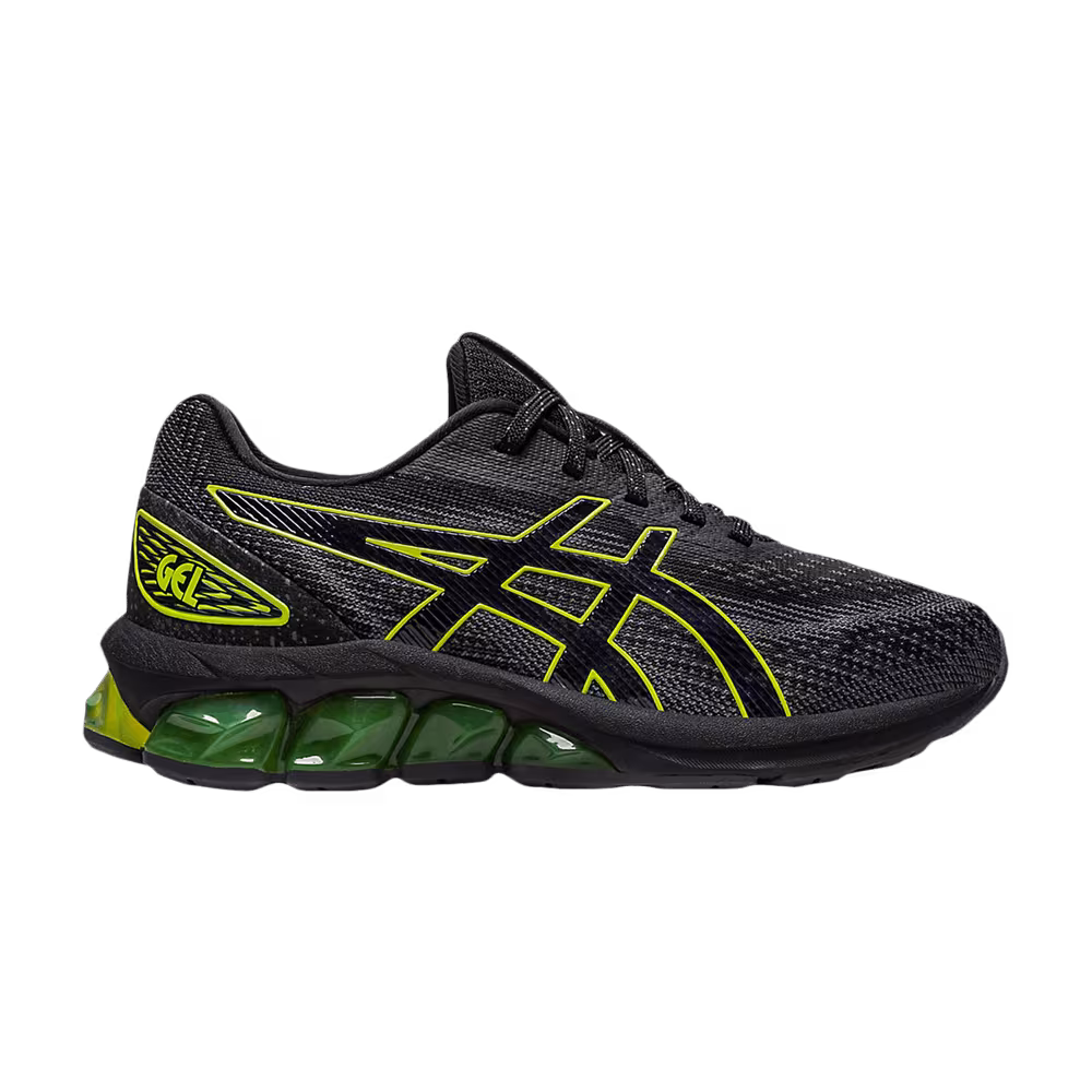 ASICS Gel Quantum 180 7 GS Black Neon Lime