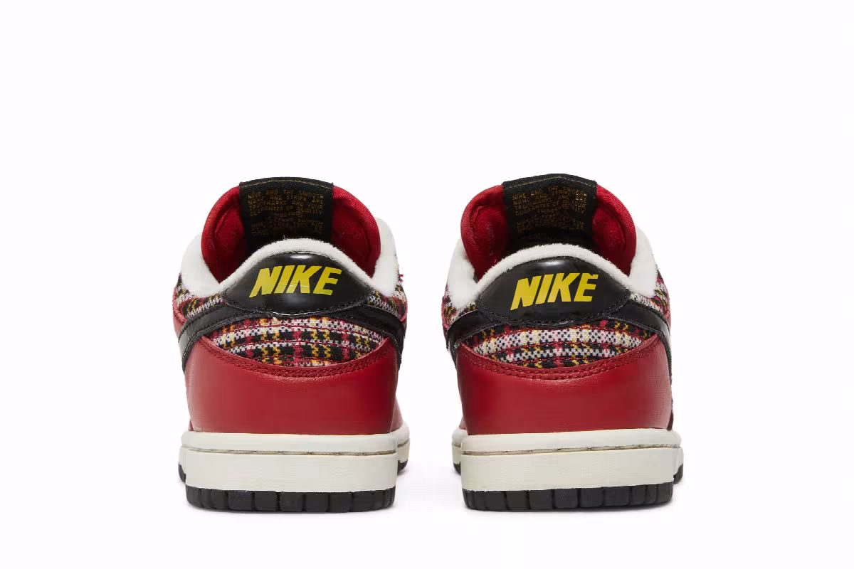 Nike Dunk Low GS Christmas Plaid, view 7