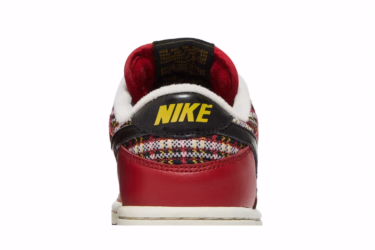 Nike Dunk Low GS Christmas Plaid, view 8