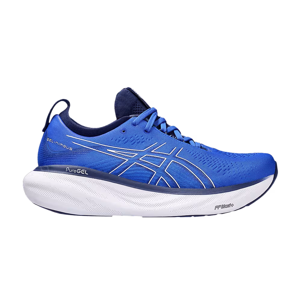 Asics Gel Nimbus 25 Wide Illusion Blue Pure Silver