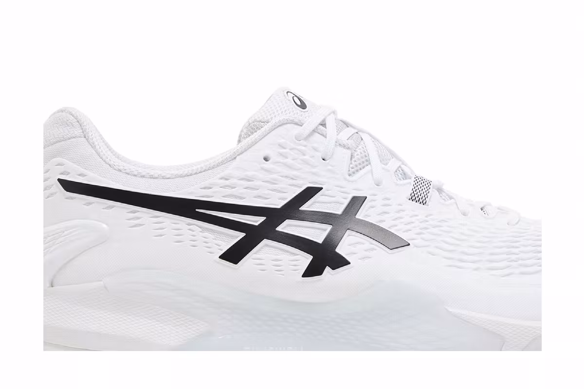 ASICS Gel Resolution 9 Clay White Black, view 3