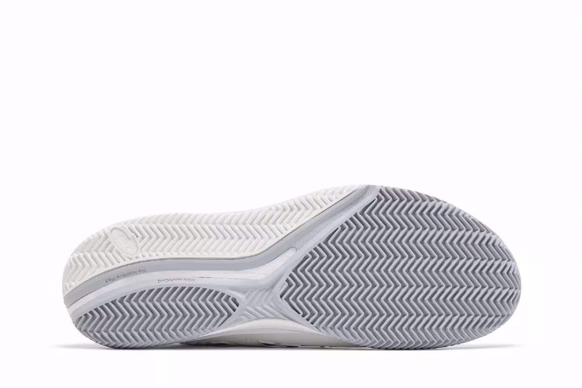 ASICS Gel Resolution 9 Clay White Black, view 5