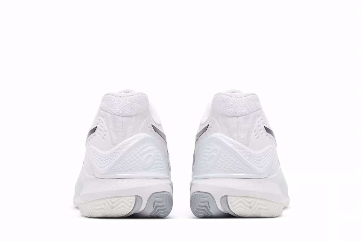 ASICS Gel Resolution 9 Clay White Black, view 7