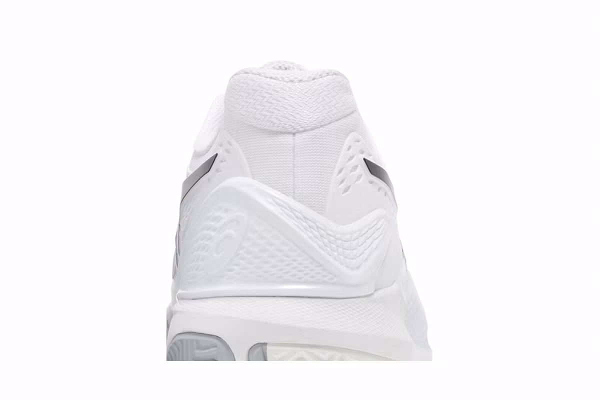 ASICS Gel Resolution 9 Clay White Black, view 8