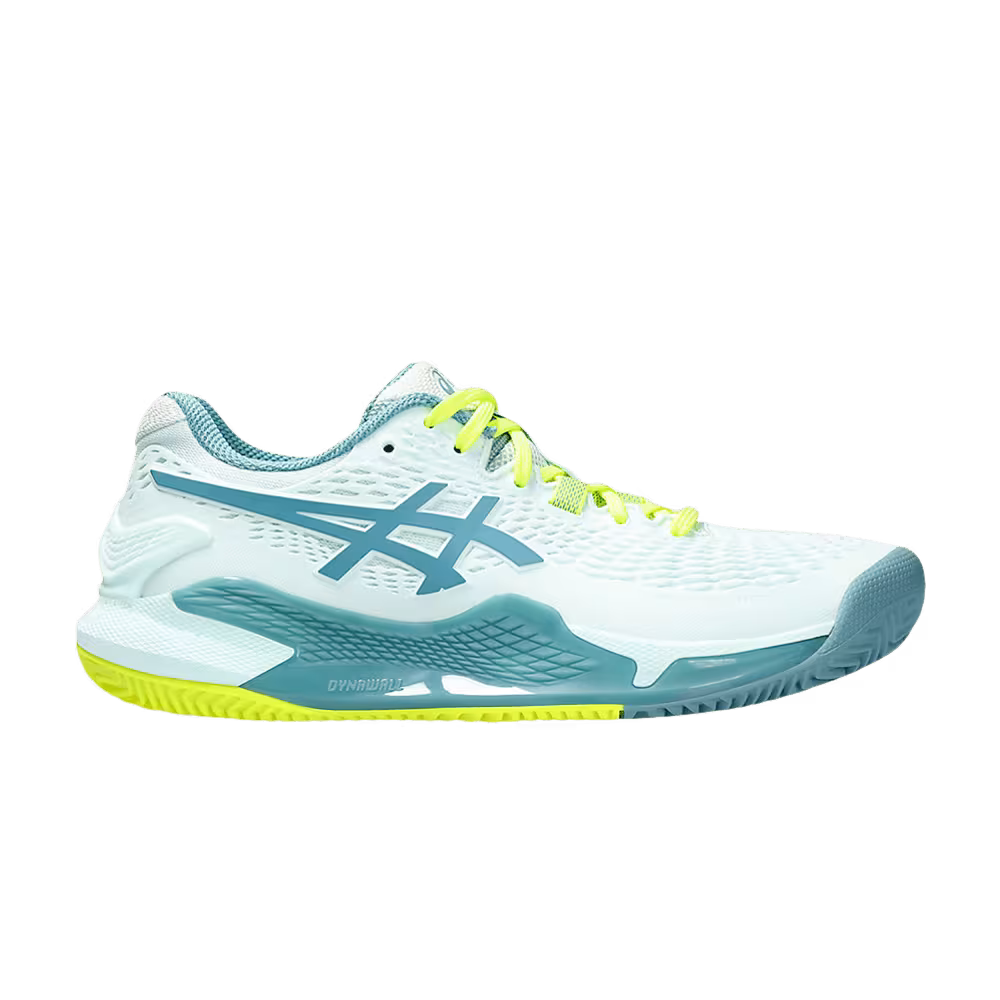 Asics Women's Gel Resolution 9 Clay Soothing Sea Gris Blue