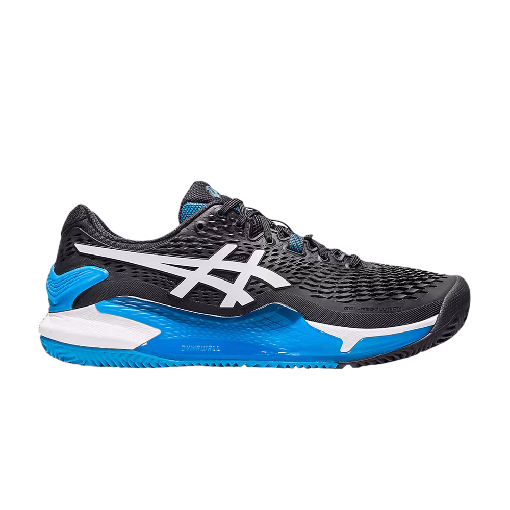 Asics Gel Resolution 9 Clay Black Blue