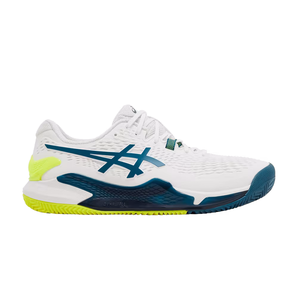 Asics Gel Resolution 9 Clay White Restful Teal