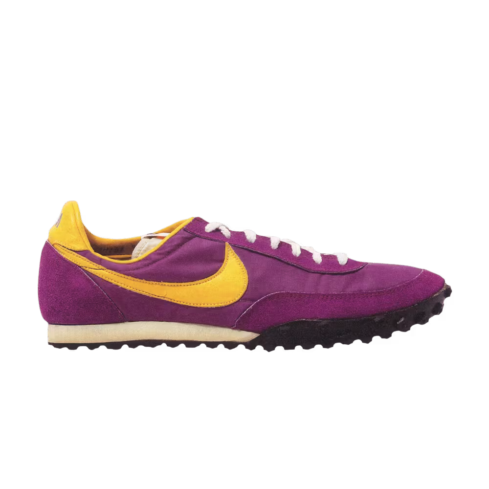 Nike Waffle Racer Purple Yellow
