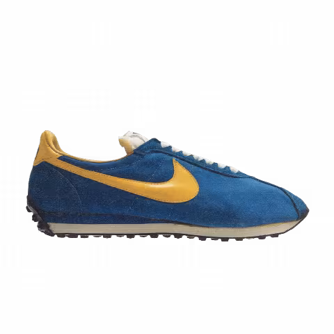 Nike Waffle Trainer Canvas 'Blue Yellow' 1977