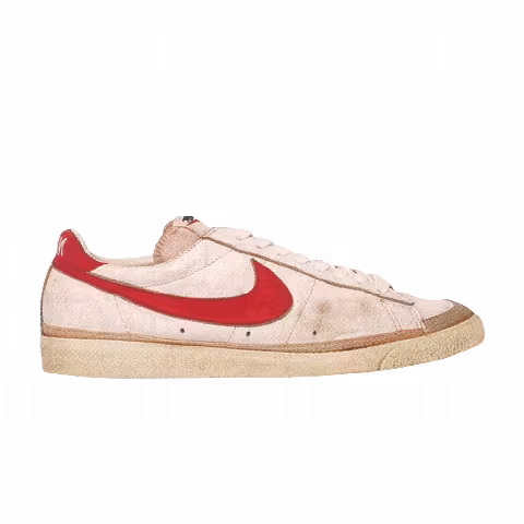 Nike Blazer Low 'White Red Heel'