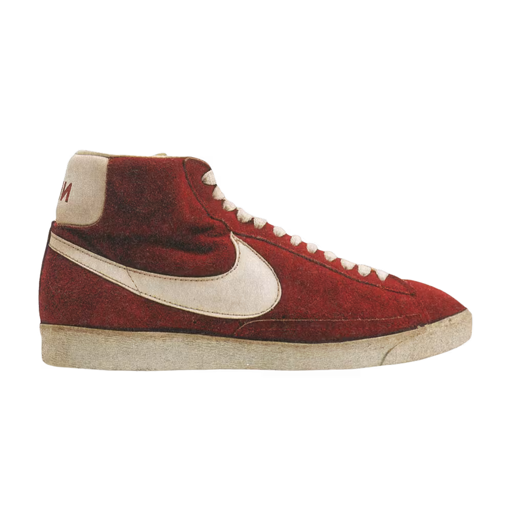 Nike Blazer Suede High Red 1974