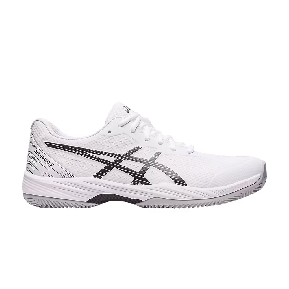 Asics Gel Game 9 Clay OC White Black