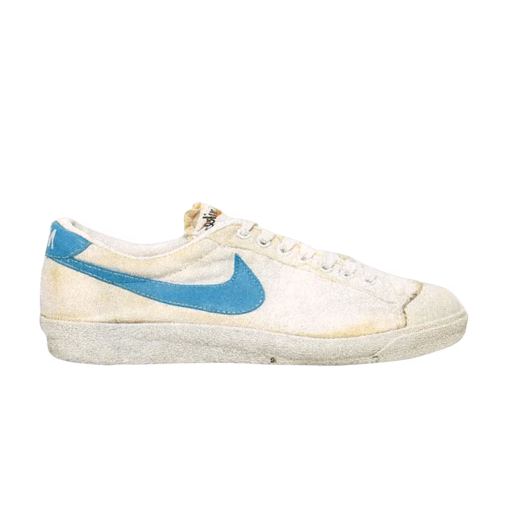 Nike All Court Canvas Low White Blue