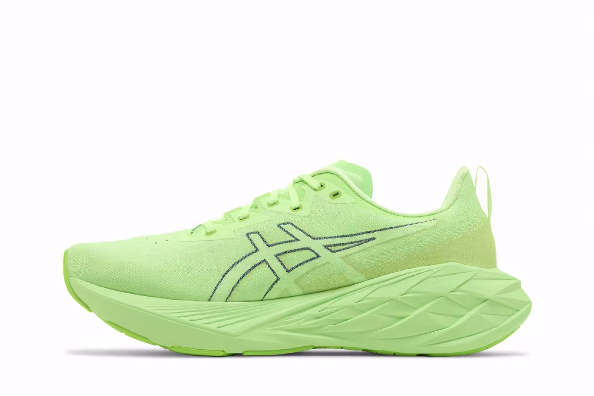 ASICS Novablast 4 Wide Illuminate Green, view 4