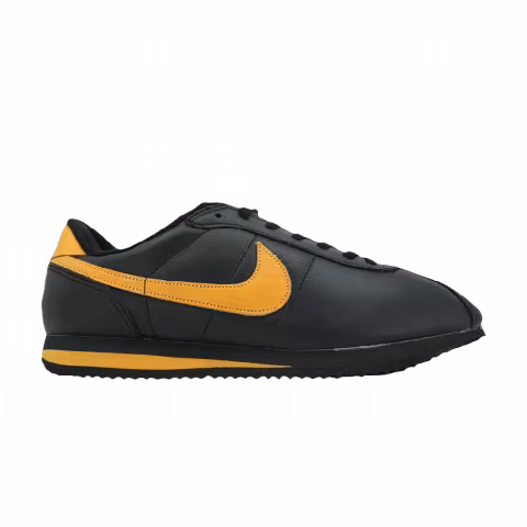 Nike Leather Cortez Low 'Black Orange'