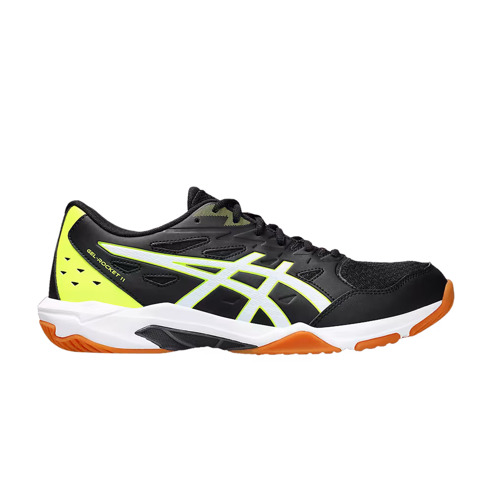 Asics Gel Rocket 11 Black Neon Yellow