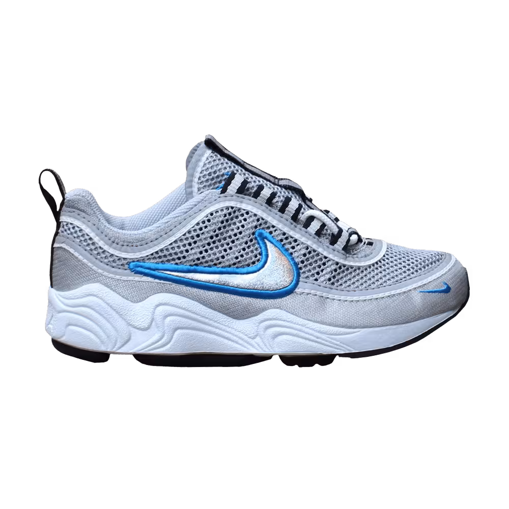 Nike Women's Air Zoom Spiridon OG Metallic Silver Blue 1997