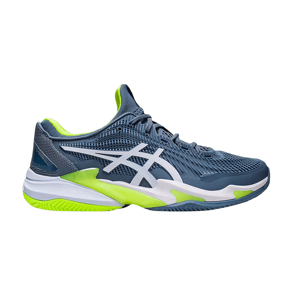 Asics Court FF 3 Clay Steel Blue Lime