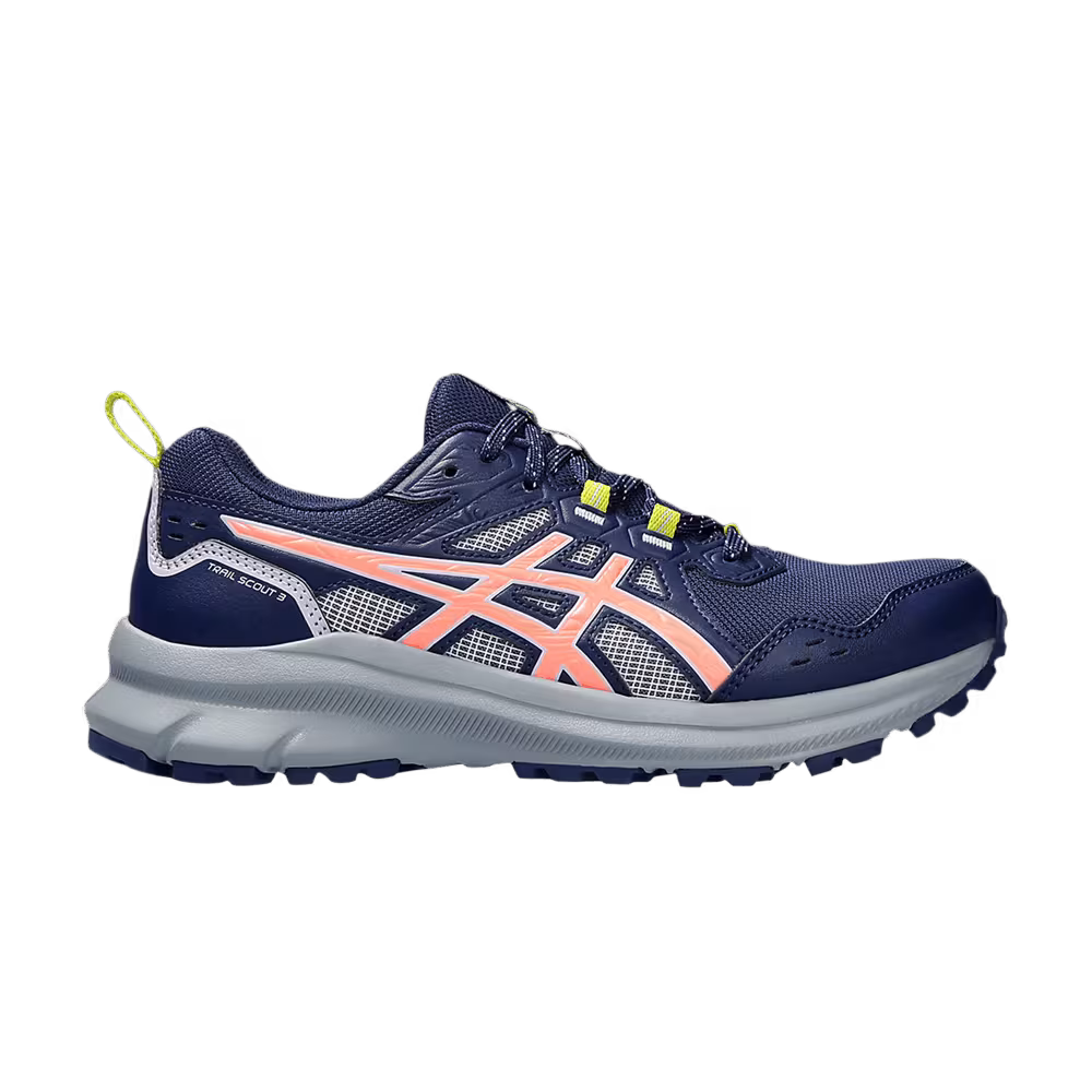 Asics Women's Trail Scout 3 Blue Expanse Sun Coral