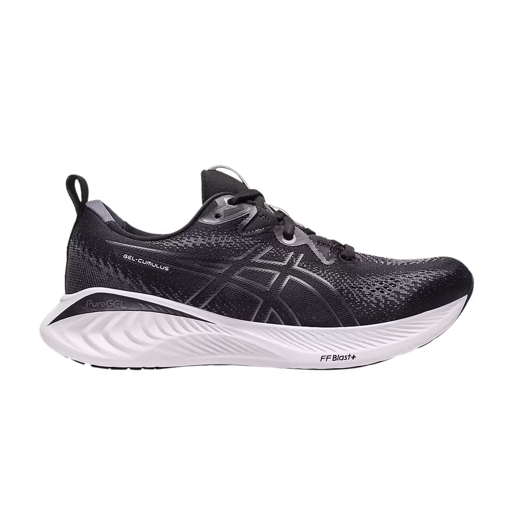 Asics Women's Gel Cumulus 25 D Wide Black White