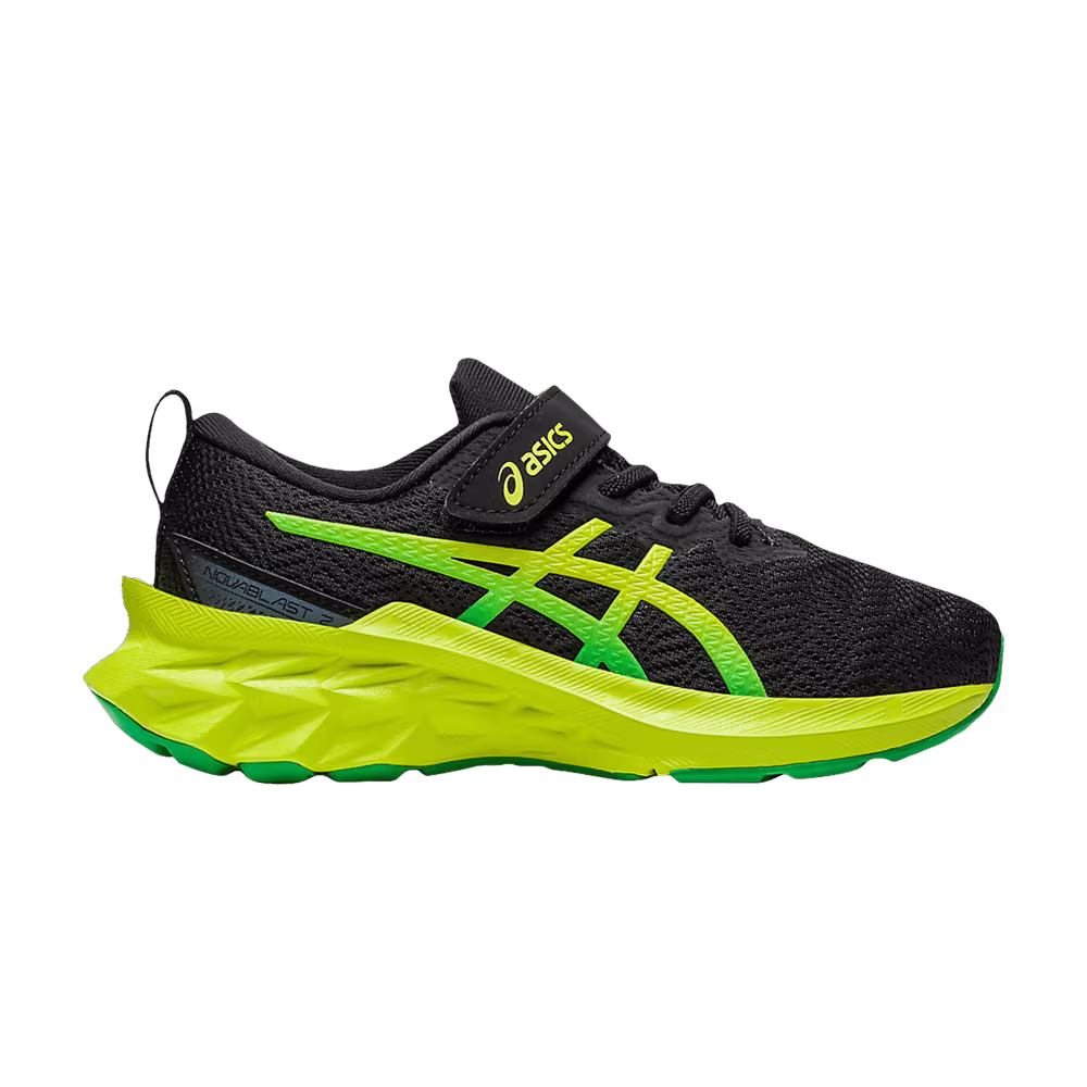 Asics Novablast 2 PS Black Lime Zest