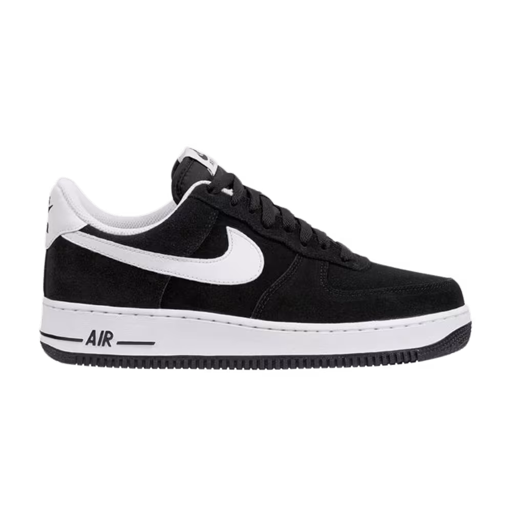 Nike Air Force 1 Black White Suede