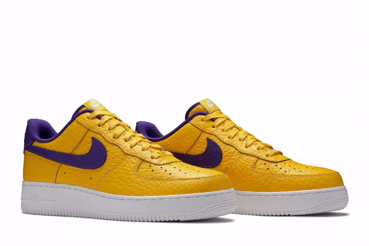 NBA x Nike Air Force 1 Low Premium iD Lakers, view 9