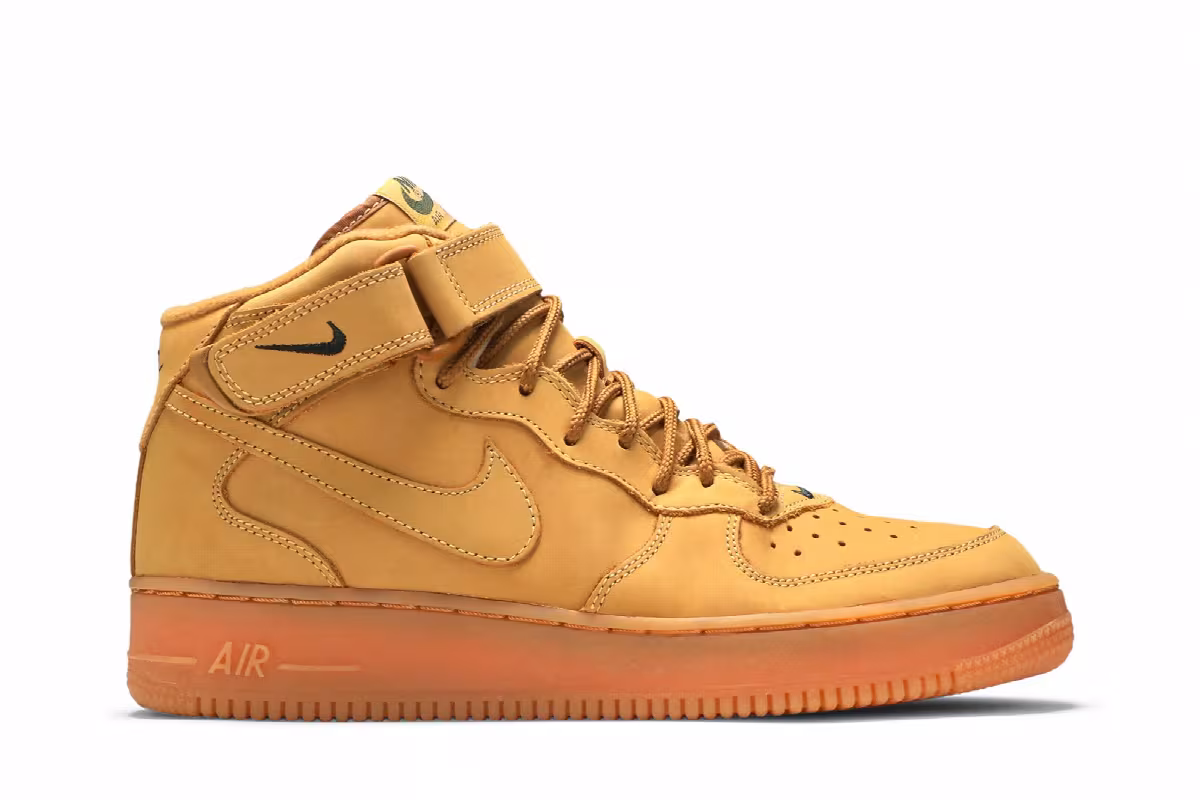 Nike Air Force 1 Mid Flax, view 2