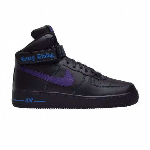 Vlone x Nike Air Force 1 High 'Purple Swoosh' Sample