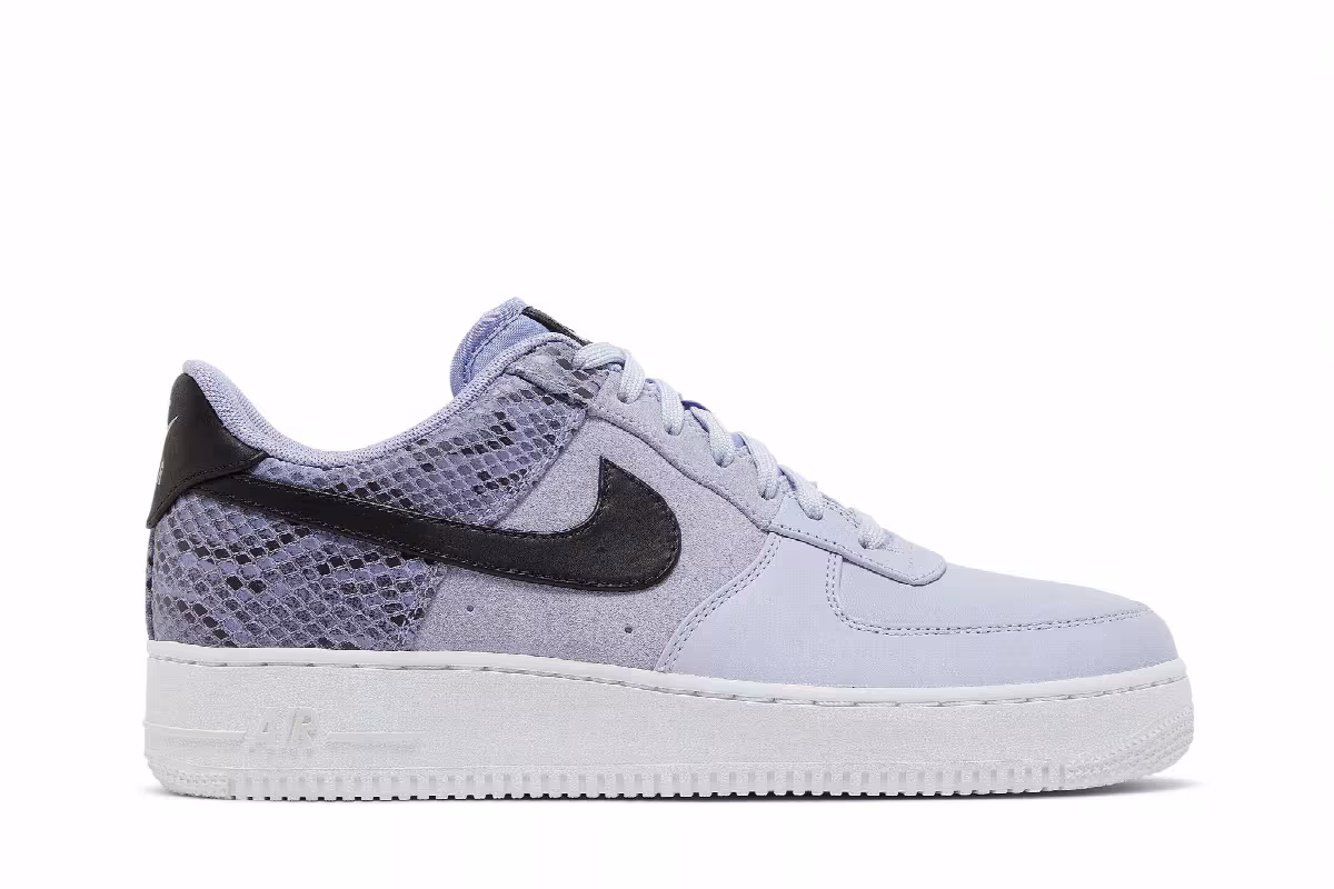 Nike Air Force 1 Low Premium Snakeskin Heel Lilac, view 2