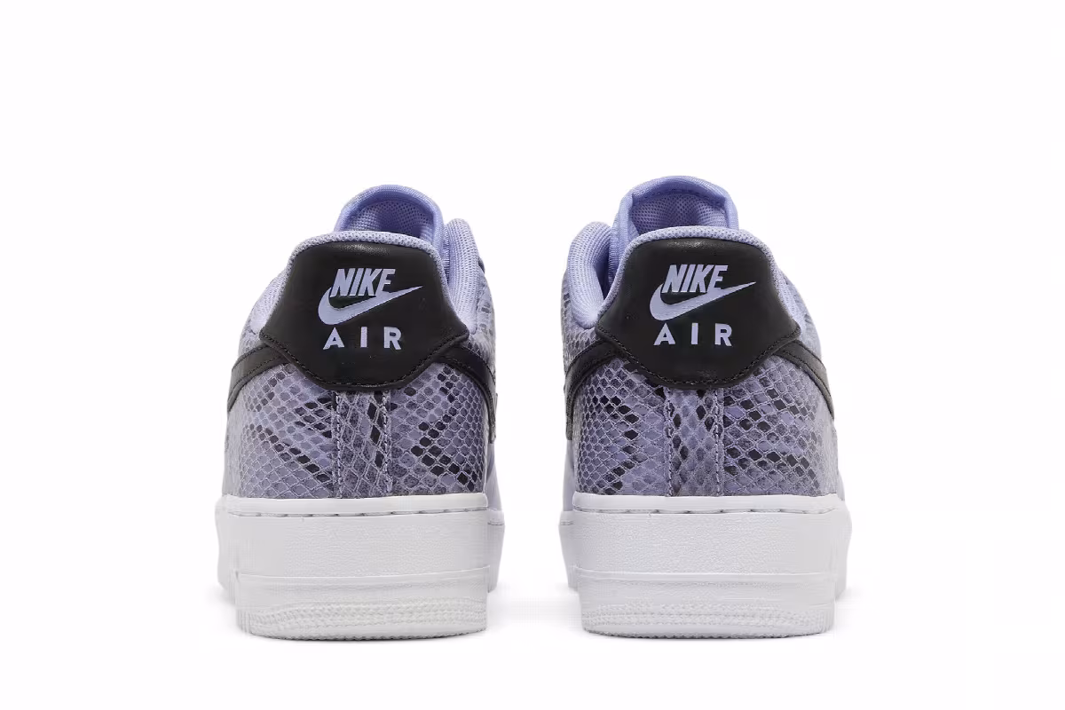 Nike Air Force 1 Low Premium Snakeskin Heel Lilac, view 7