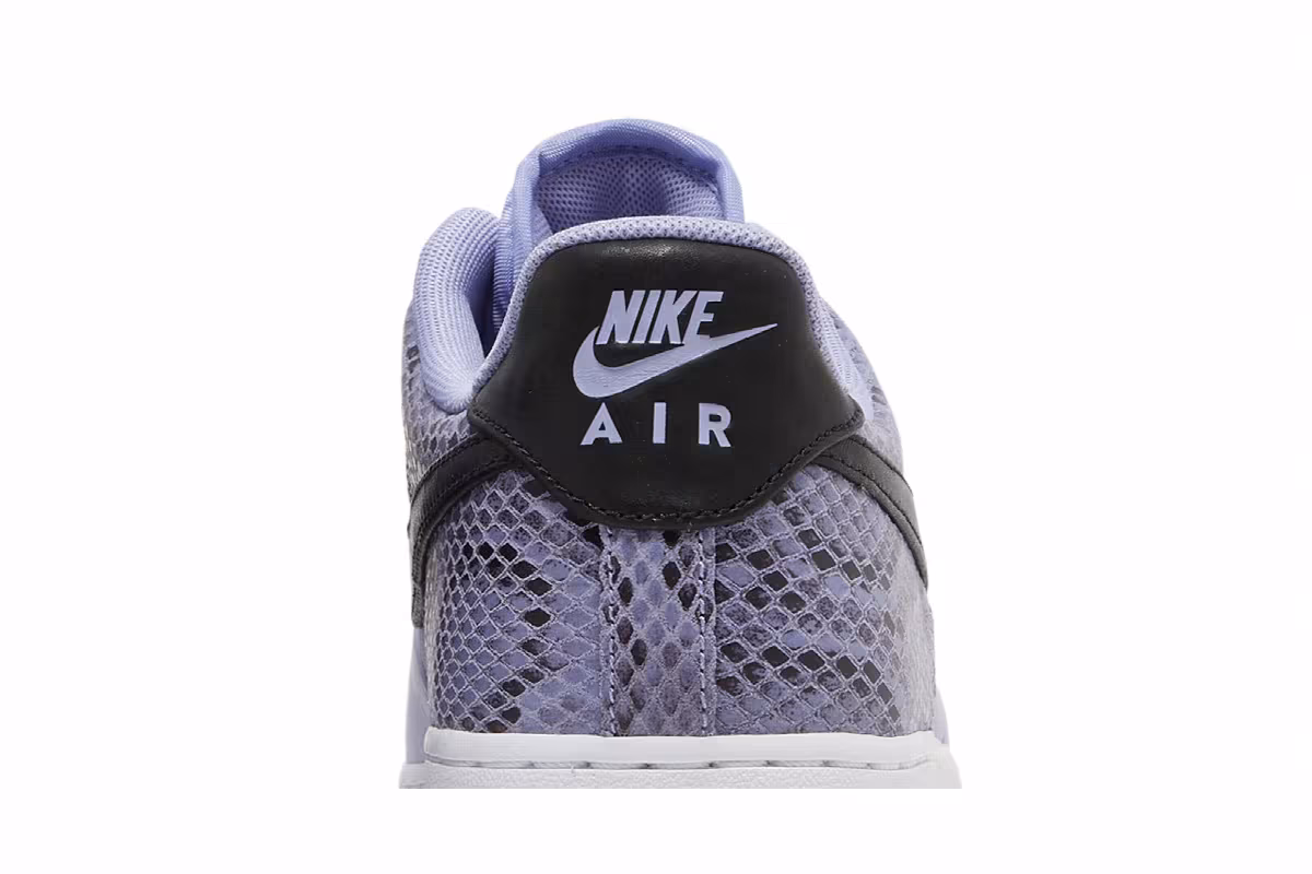 Nike Air Force 1 Low Premium Snakeskin Heel Lilac, view 8