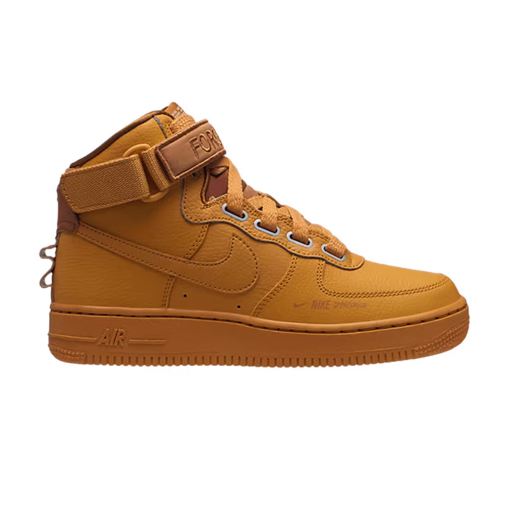 Nike Women's Air Force 1 High Wheat Gold