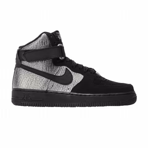 Nike Wmns Air Force 1 High Prm 'Metallic Silver Black'