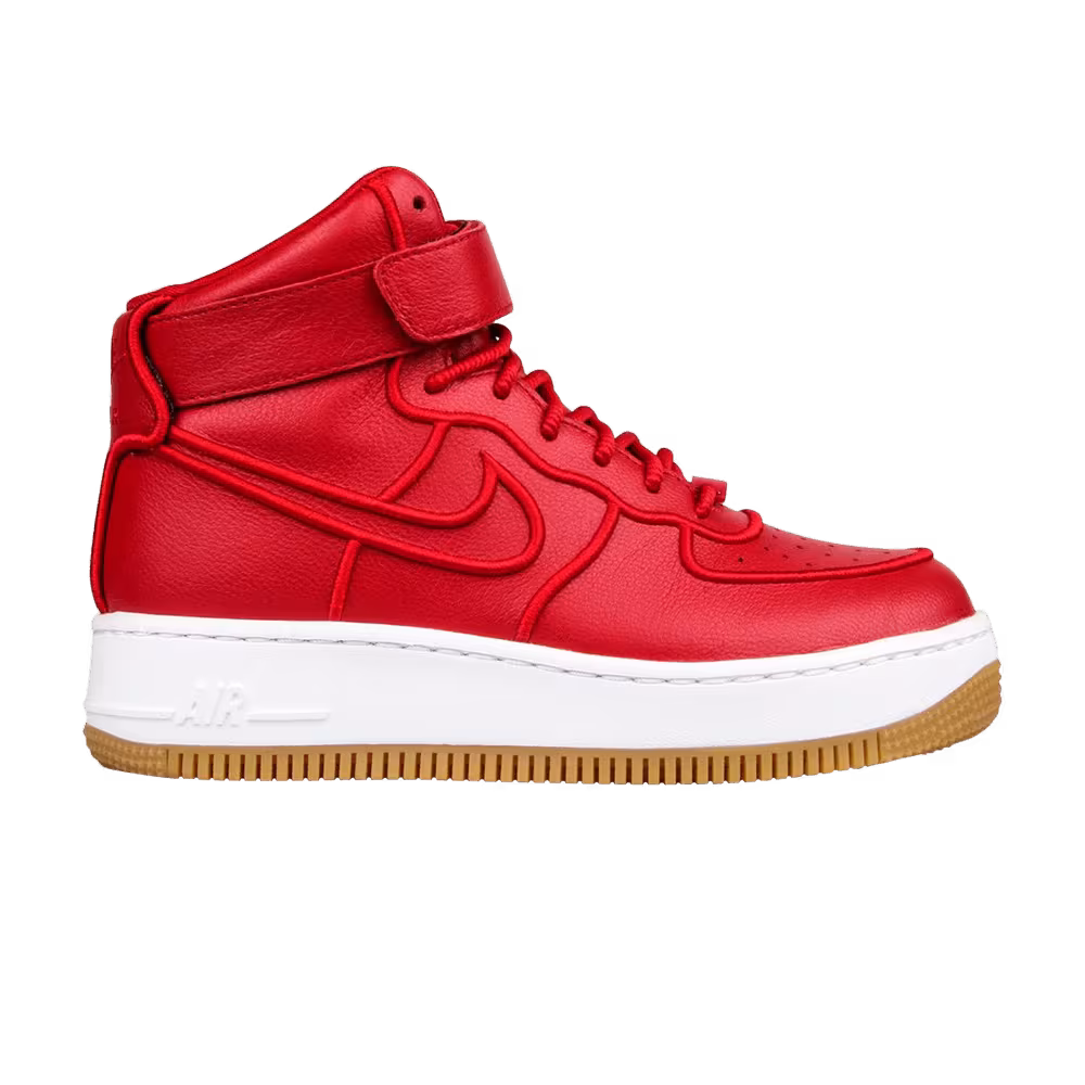 Nike Women's Air Force 1 Upstep Hi SI Gym Red