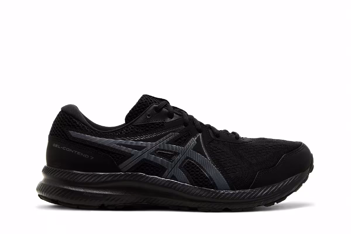 Asics Gel Contend 7 4E Wide Black Carrier Grey, view 2